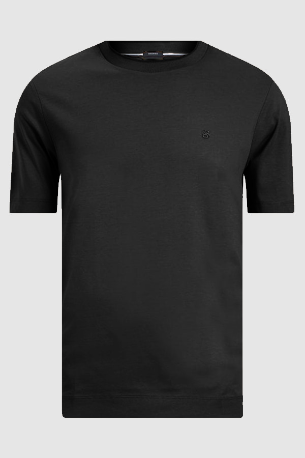 ΜΠΛΟΥΖΑ T-SHIRT BOSS - 001 ΜΑΥΡΟ